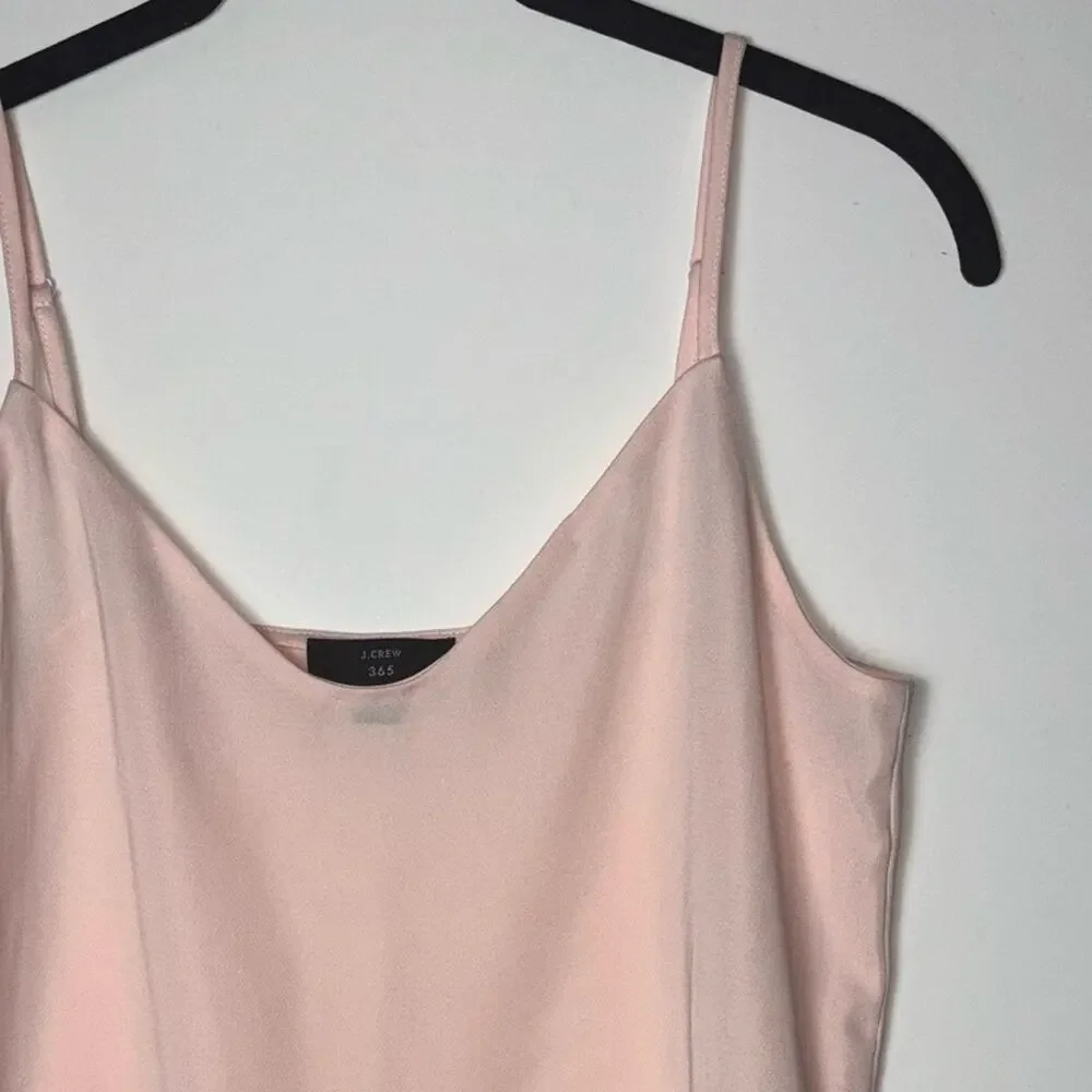 J. Crew V-neck camisole spaghetti strap tank Women's size XXS | 00 in pale pink